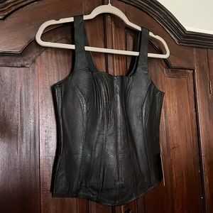Genuine Leather Top